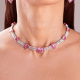 Amore Pink Necklace Set