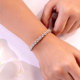 Liana Sapphire Yellow Tennis Bracelet