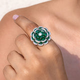 Vespara Emerald Green Ring