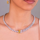 Helena Yellow Necklace Set
