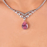 طقم قلادة سييرا بينك