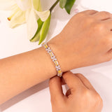 Valena Sapphire Yellow Tennis Bracelet