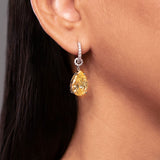 Amelie Yellow Mini Drop Earrings