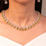 Scarlett Sapphire Yellow Necklace Set