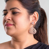 Magnolia Pink Enamel Earrings