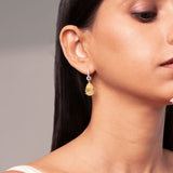 Amelie Yellow Mini Drop Earrings