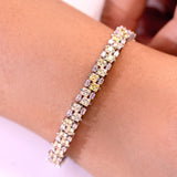 Liana Sapphire Yellow Tennis Bracelet