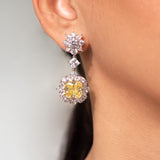 Elaria Yellow Pendant Set
