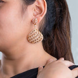 Magnolia Blue Enamel Earrings