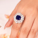 Oraya Sapphire Blue Ring