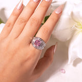Zoraya Sapphire Pink Ring