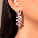 Mirabelle Sapphire Pink Necklace Set