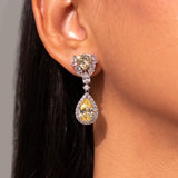 Veloria Sapphire Yellow Necklace Set