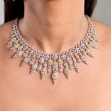 Kathy Sapphire Yellow Necklace Set