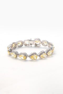 Orlena - Yellow Sapphire Tennis Bracelet