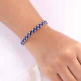 Liana Sapphire Blue Tennis Bracelet