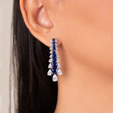 Isabelle Sapphire Blue Necklace Set