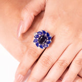 Zavira Sapphire Blue Ring