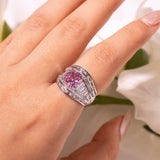 Zoraya Sapphire Pink Ring