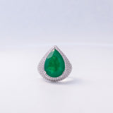 Valeria Emerald Green Ring