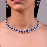 Aurelia Sapphire Blue Necklace Set
