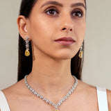 Daphne Yellow Pendant Set