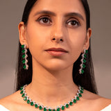 Scarlett Emerald Green Necklace Set