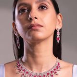 Kathy Ruby Pink Necklace Set