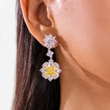Christina Yellow Layered Necklace Set