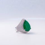 Valeria Emerald Green Ring