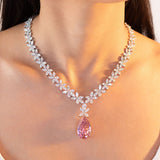 Eloise Pink Pendant Set