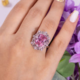 Solaris Sapphire Pink Ring