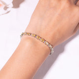 Camilia Sapphire Yellow Tennis Bracelet