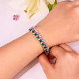 Lunessa Green Tennis Bracelet