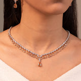Alora Champagne Necklace Set