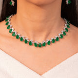 Scarlett Emerald Green Necklace Set