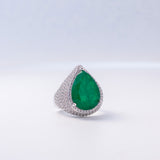 Valeria Emerald Green Ring