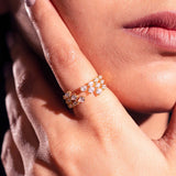 Iva Crystal Diamante Ring
