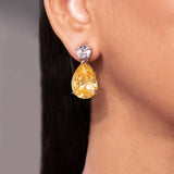 Lumora Sapphire Yellow Earrings