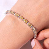 Camilia Sapphire Yellow Tennis Bracelet