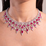 Kathy Ruby Pink Necklace Set