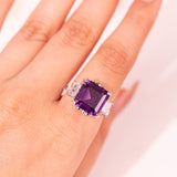 خاتم ميريلا من الياقوت الأصفر