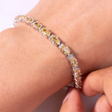 Camilia Sapphire Yellow Tennis Bracelet