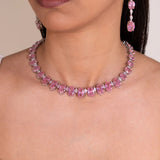 Soleil Pink Necklace Set