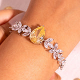 Eloise Sapphire Yellow Tennis Bracelet