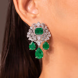 Seraphine Emerald Green Necklace Set