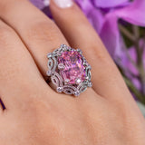 Solaris Sapphire Pink Ring