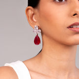 Andie Ruby Red Pendant Set