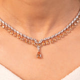 Alora Champagne Necklace Set