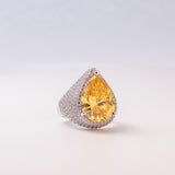 Valeria Sapphire Yellow Ring
